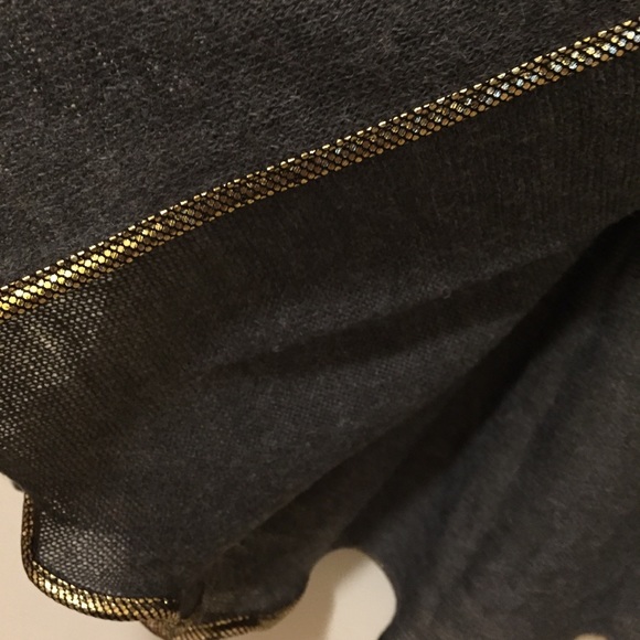 Knit Gray Scarf/ Wrap - Picture 3 of 5